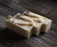 Load image into Gallery viewer, Lavender with Coconut Milk & Colloidal Oats - Natural bar soap with essential oils