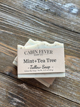 Load image into Gallery viewer, Mint + Tea Tree - Tallow Soap - Natural Soap with Essential Oils