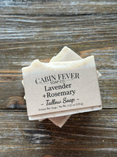 Load image into Gallery viewer, Lavender + Rosemary - Tallow Soap - Natural Soap with Essential Oils