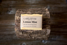 Load image into Gallery viewer, Lemon Mint with Aloe Vera & Poppy Seeds - Natural bar soap with essential oils