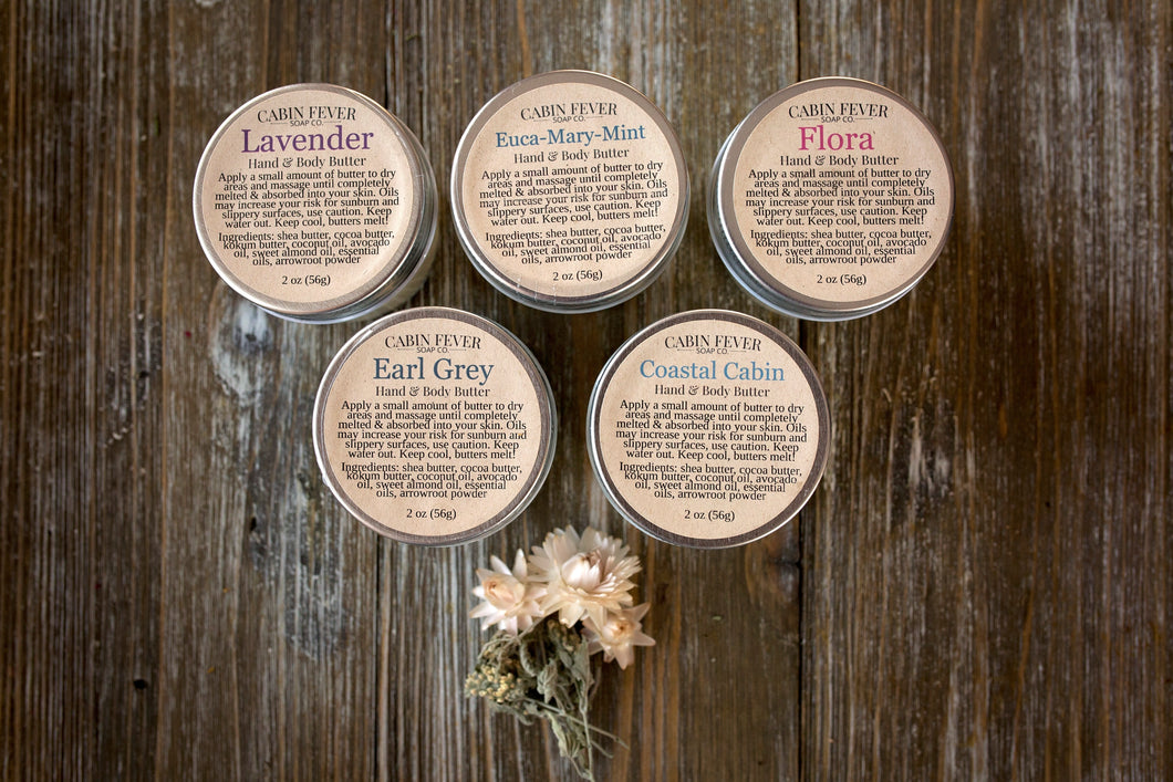 Hand & Body Butter - All natural ingredients, made with butters & oils