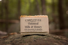 Load image into Gallery viewer, Oatmeal, Coconut Milk &amp; Honey - Natural bar soap with no scent added for sensitive, dry, &amp; irritated skin
