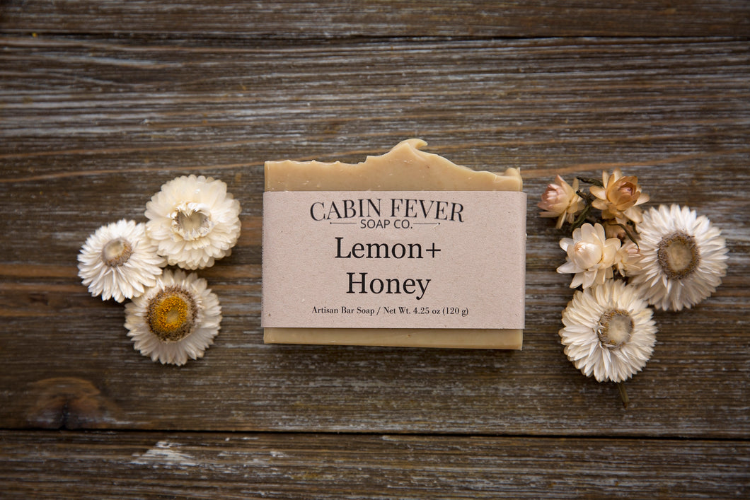 **Lemon+Honey - Natural essential oil bar soap - Spring Collection 2024