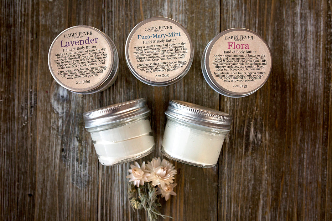 Hand & Body Butter - All natural ingredients, made with butters & oils