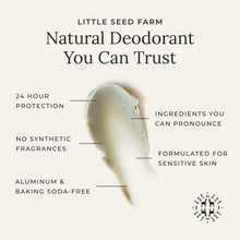 Load image into Gallery viewer, Little Seed Farm Deodorant - Baking Soda &amp; Aluminum Free
